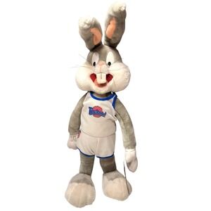 Vintage 1996 Space Jam Bugs Bunny Plush 20 Inch Tune Squad Warner Bros Figure